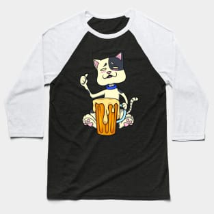 Cheers - Cat drinking beer - Beer festival Baseball T-Shirt